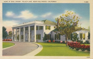 Home of Bing Crosby, Toluca Lake, near Hollywood, California.